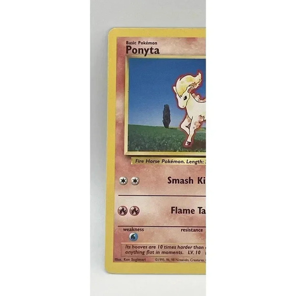 Ponyta 60/102 Base Set Non Halo‎ Vintage 1999 Pokemon Card LP - Picture 2 of 6